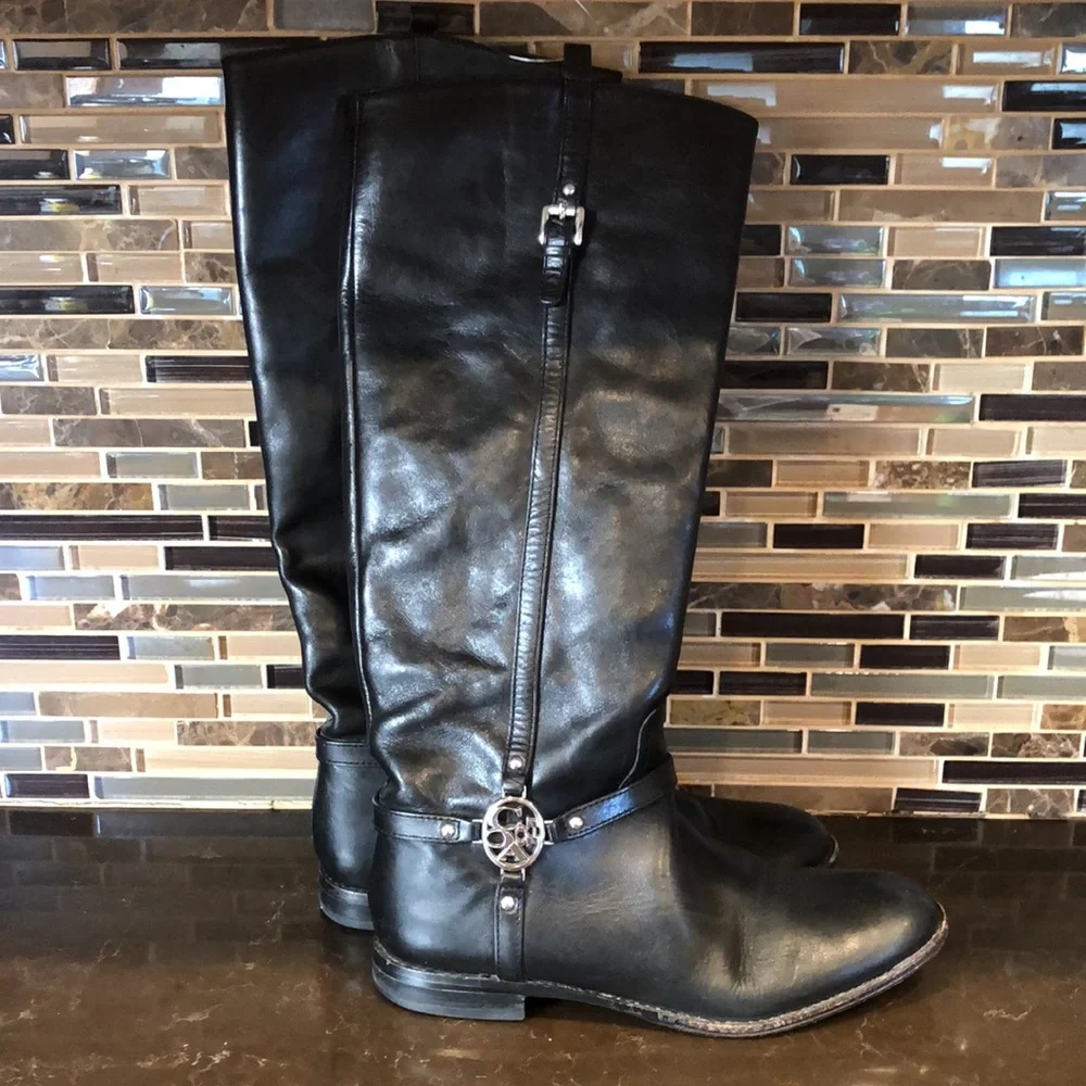 Coach Mulan Calf‎ Knee High Riding Boots size 7